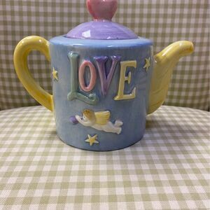 NIB Debbie Mumm Miracles Mini Teapot Handpainted Home Collection Sakura Oneida